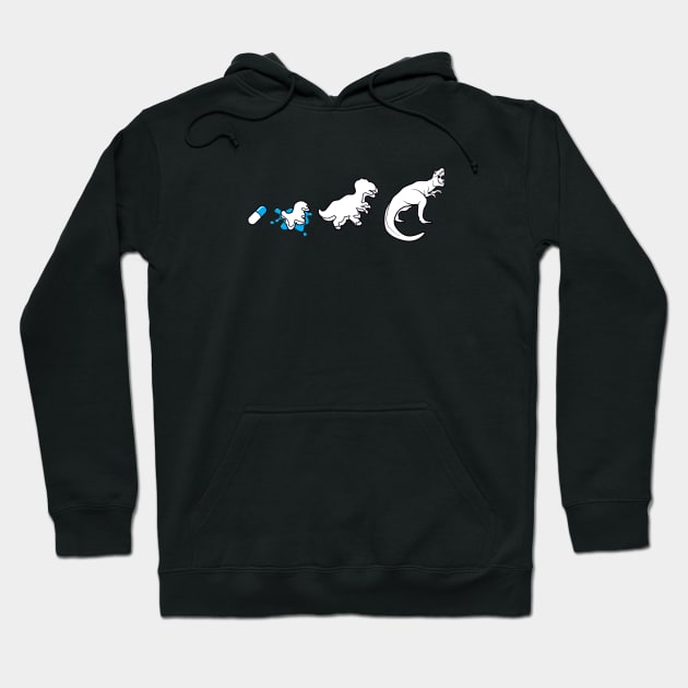 Modern Theory of Evolution T-Rex Dinosaurs Hoodie by natural20shirts